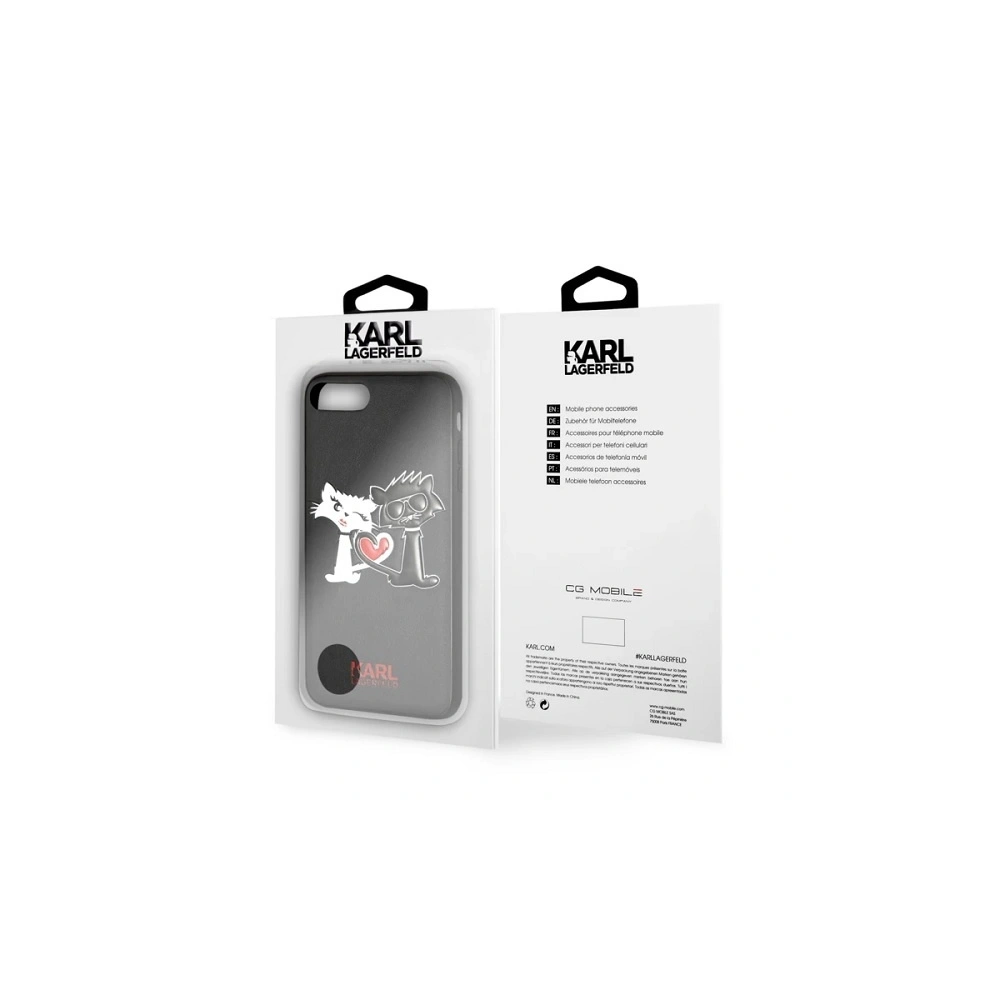 Etui Karl Lagerfeld KLHCP7CL1BK Apple iPhone SE 2022/SE 2020/8/7 hardcase czarny/black Choupette in love
