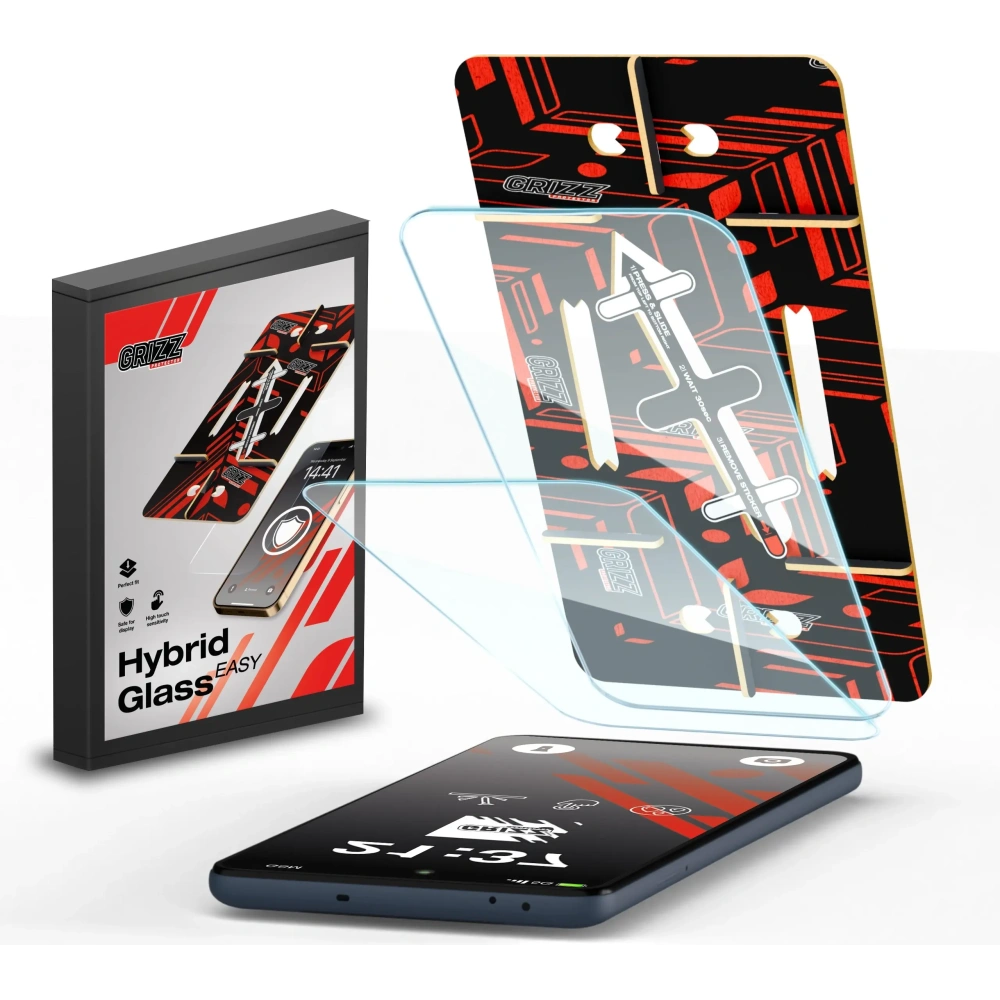 Szkło hybrydowe GrizzGlass HybridGlass Easy do Oppo Reno 8T [2 PACK]
