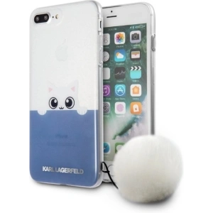 Kup Etui Karl Lagerfeld KLHCP7LTRGPABBL Apple iPhone 8/7 Plus hardcase transparent/blue K-Peek a Boo - KLD284CLBLU - {ean13} - Sklep Home Screen