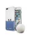 Case Karl Lagerfeld KLHCP7LTRGPABBL Apple iPhone 8/7 Plus Hardcase transparent/blau K-Peek a Boo