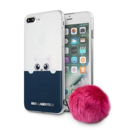 Kup Etui Karl Lagerfeld KLHCP7LTRGPABPI Apple iPhone 8/7 Plus hardcase transparent/roz K-Peek a Boo - KLD285CLPNK - {ean13} - Sklep Home Screen