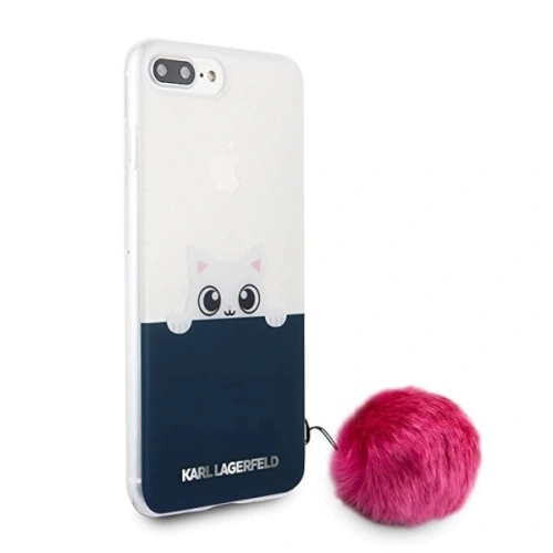 Kup Etui Karl Lagerfeld KLHCP7LTRGPABPI Apple iPhone 8/7 Plus hardcase transparent/roz K-Peek a Boo - KLD285CLPNK - {ean13} - Sklep Home Screen