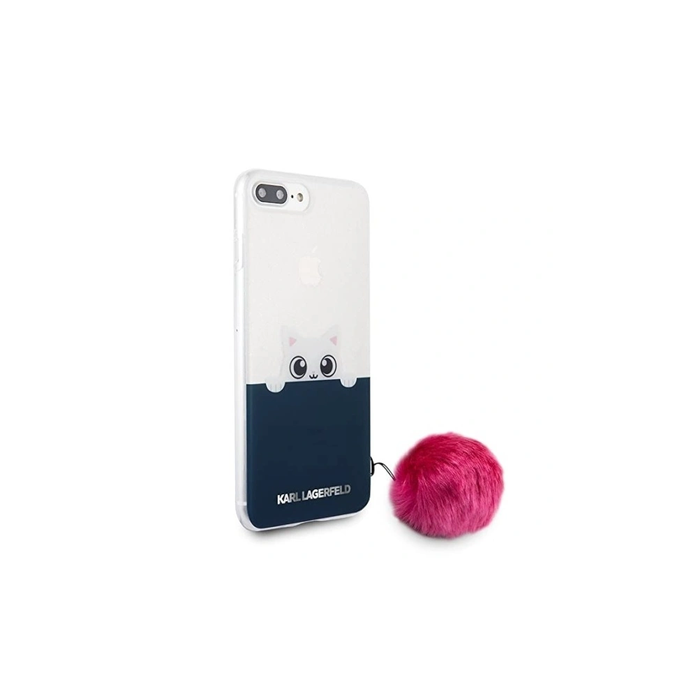 Etui Karl Lagerfeld KLHCP7LTRGPABPI Apple iPhone 8/7 Plus hardcase transparent/pink K-Peek a Boo