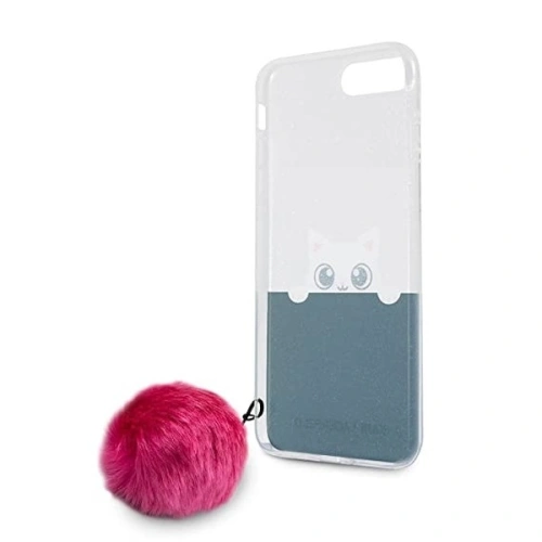 Kup Etui Karl Lagerfeld KLHCP7LTRGPABPI Apple iPhone 8/7 Plus hardcase transparent/roz K-Peek a Boo - KLD285CLPNK - {ean13} - Sklep Home Screen