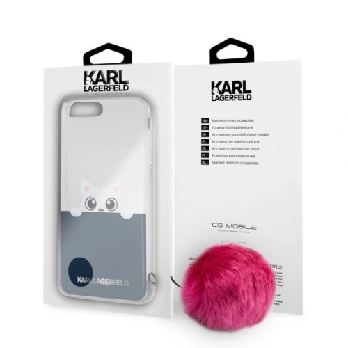 Kup Etui Karl Lagerfeld KLHCP7LTRGPABPI Apple iPhone 8/7 Plus hardcase transparent/roz K-Peek a Boo - KLD285CLPNK - {ean13} - Sklep Home Screen