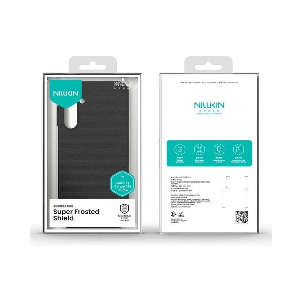 Etui Nillkin Super Frosted Shield Samsung Galaxy A16 5G Peacock Blue / Niebieski