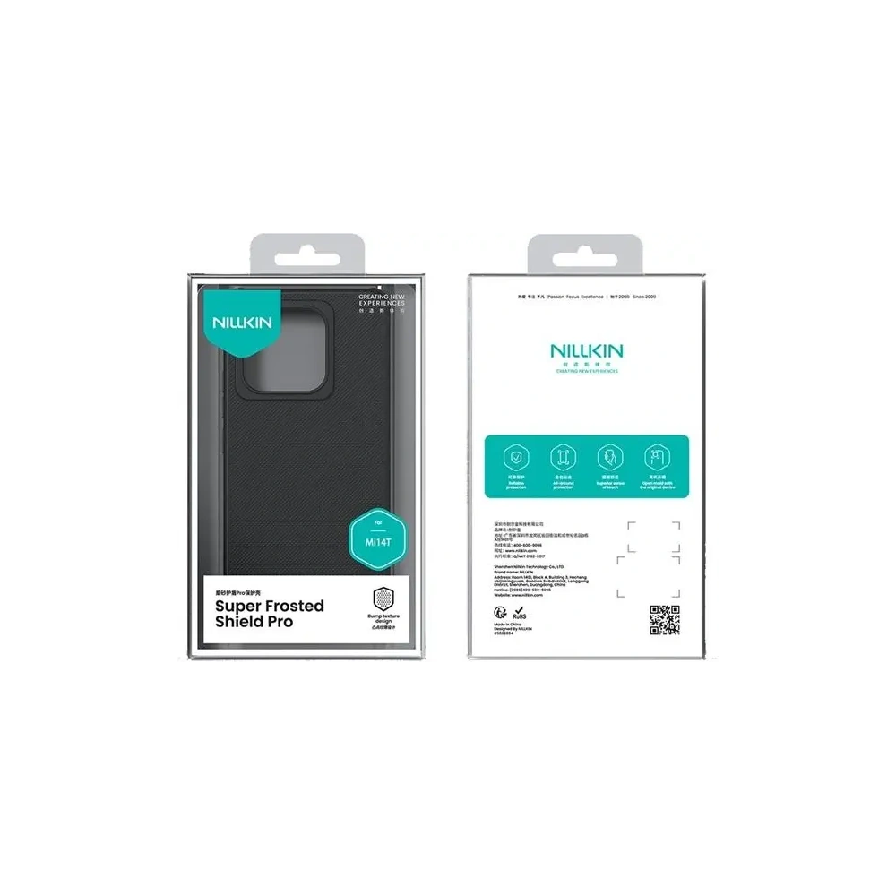 Etui Nillkin Super Frosted Shield Pro Xiaomi 14T Blue / Niebieski