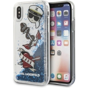 Kup Case Karl Lagerfeld KLHCPXKSG Apple iPhone X/XS Hartschale Captain Karl Liquid Glitter - KLD288 - {ean13} - Sklep Home Screen