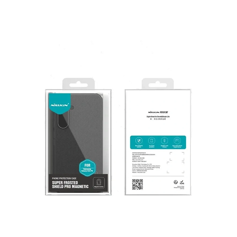 Etui Nillkin Super Frosted Shield Pro Magnetic Samsung Galaxy S24 FE Black / Czarny