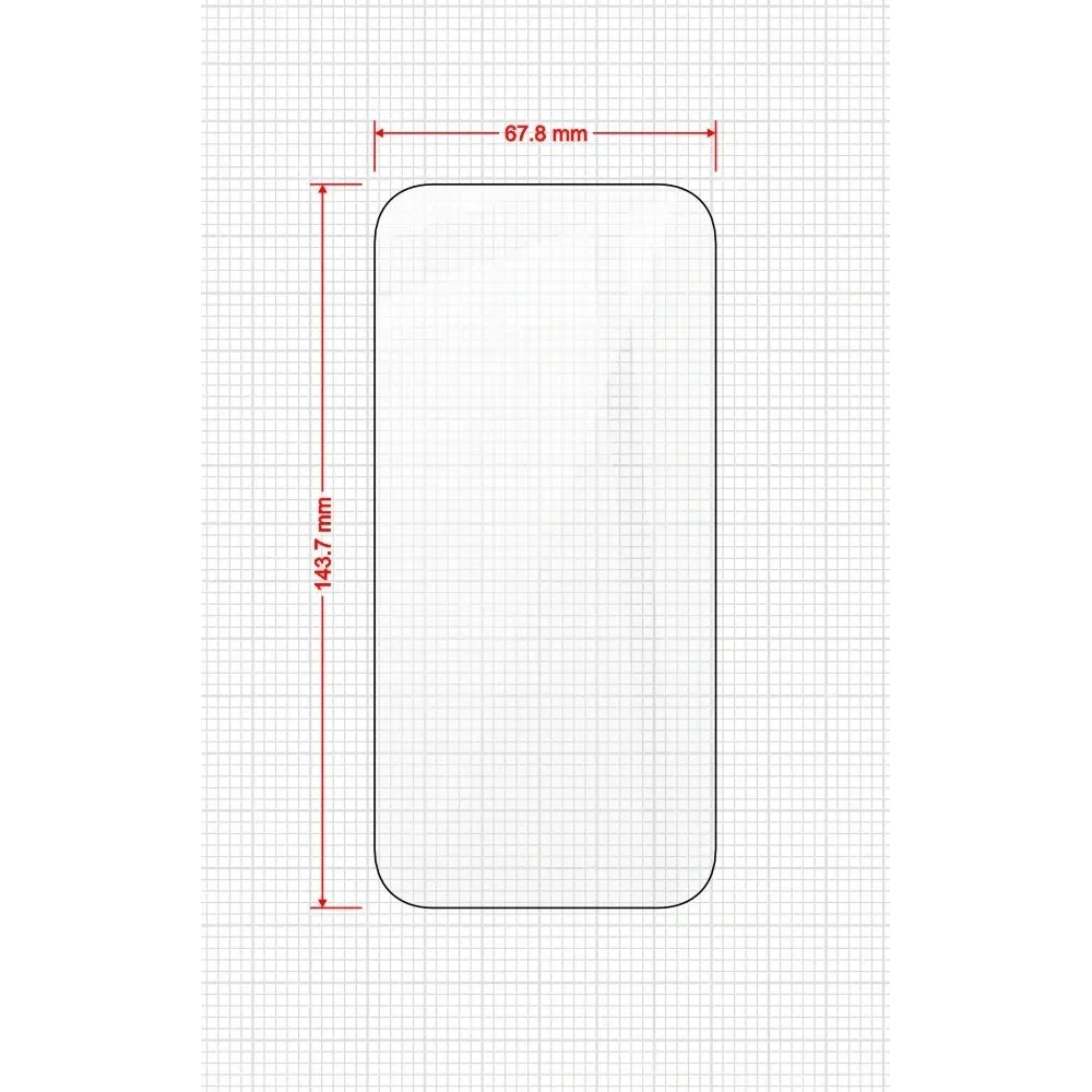 Szkło hybrydowe GrizzGlass HybridGlass Easy do Apple iPhone 16 [2 PACK]