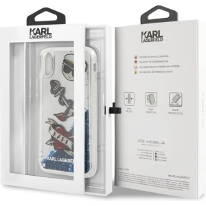 Kup Case Karl Lagerfeld KLHCPXKSG Apple iPhone X/XS Hartschale Captain Karl Liquid Glitter - KLD288 - {ean13} - Sklep Home Screen