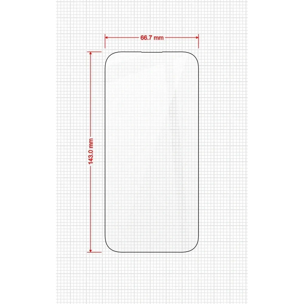 Szkło hybrydowe GrizzGlass HybridGlass Easy do Apple iPhone 15 Pro [2 PACK]