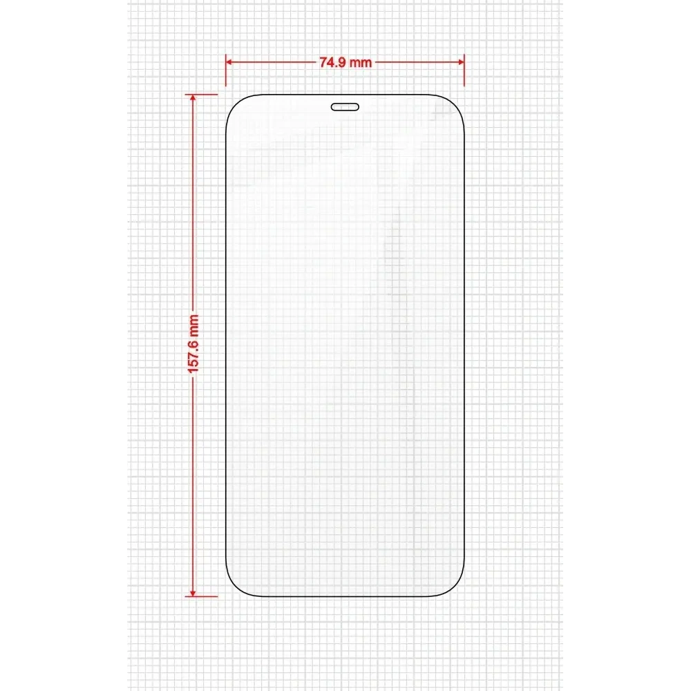 Szkło hybrydowe GrizzGlass HybridGlass Easy do Apple iPhone 12 Pro Max [2 PACK]