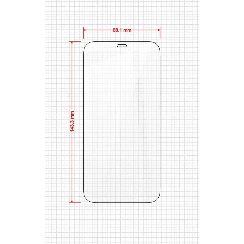 Szkło hybrydowe GrizzGlass HybridGlass Easy do Apple iPhone 12 Pro [2 PACK]