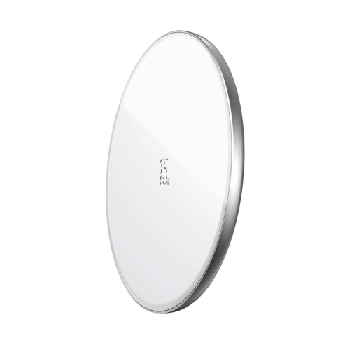 Kup Încărcător wireless inductiv Baseus Simple, 15W (alb) - BSU1369WHT - {ean13} - Sklep Home Screen