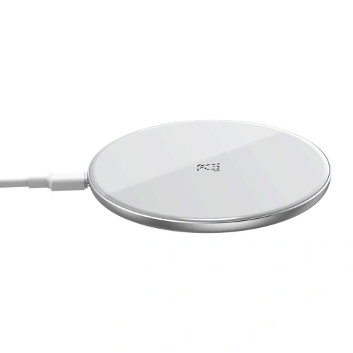 Kup Încărcător wireless inductiv Baseus Simple, 15W (alb) - BSU1369WHT - {ean13} - Sklep Home Screen