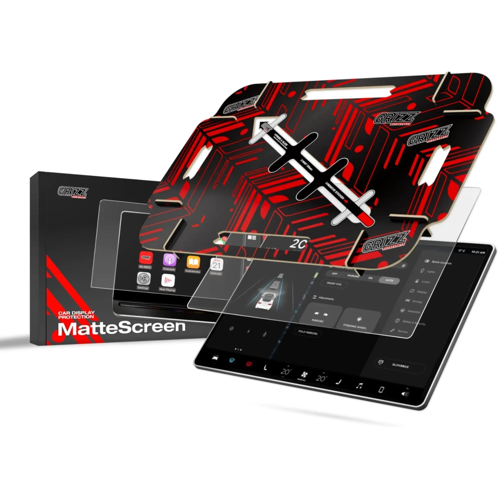 Folia matowa GrizzGlass CarDisplay Easy do Tesla Model X Facelift (2025)