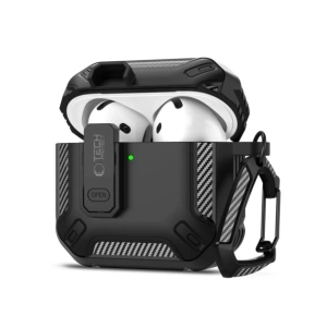 Kup [OUTLET] Etui Tech-Protect Carbonox Apple AirPods 4 Schwarz - OT-859 - {ean13} - Sklep Home Screen