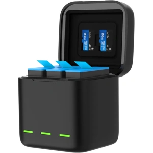 Buy [OUTLET] Three-channel box charger Telesin for GoPro Hero 9 / Hero 10 (GP-BCG-901) - OT-860 - {ean13} - Home Screen Store Europe