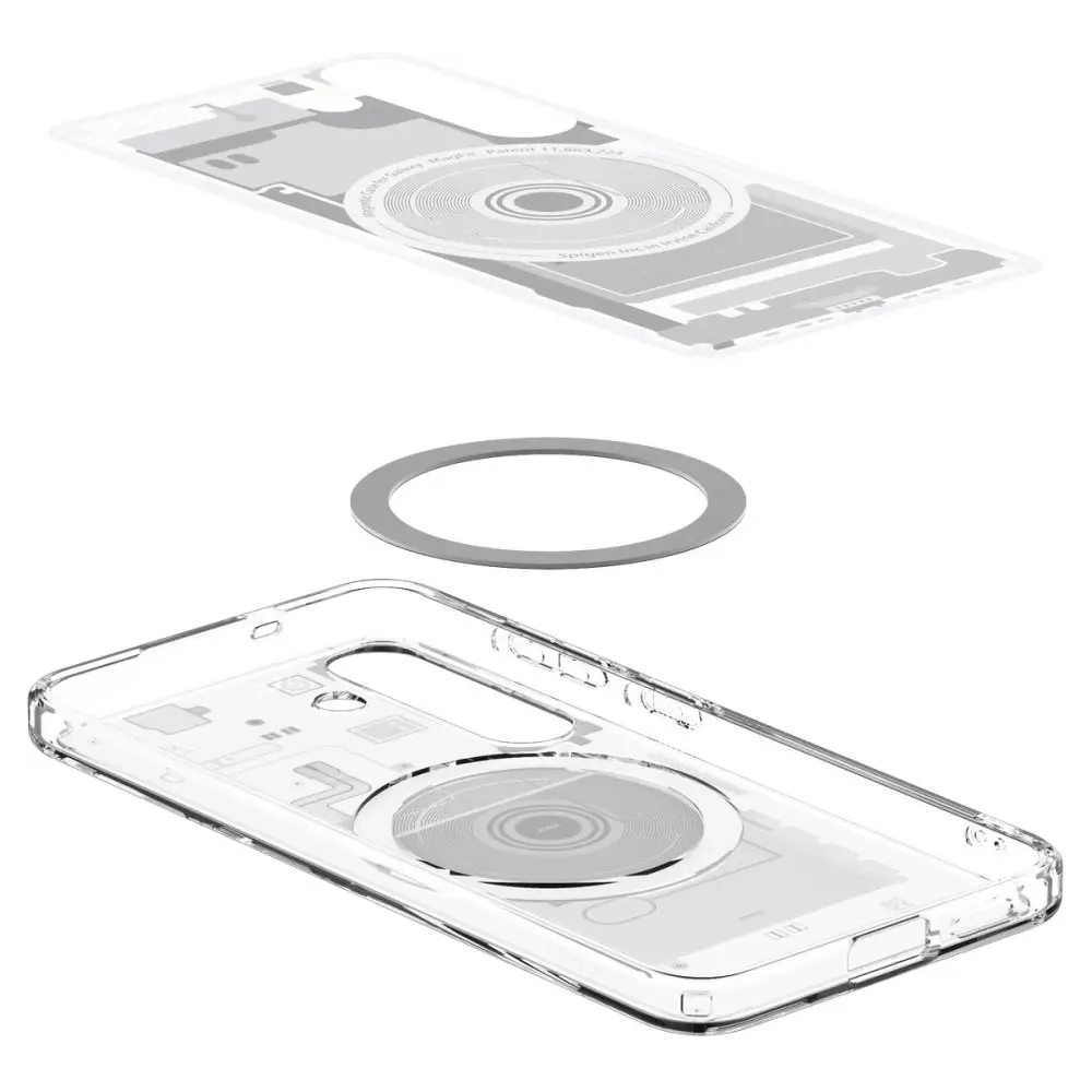 Etui Spigen Ultra Hybrid Mag MagSafe Samsung Galaxy S25 Zero One White