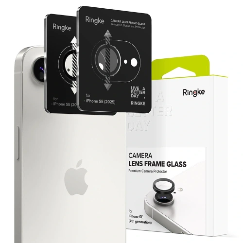 Buy Ringke Camera Frame Protector Apple iPhone 16e Black [2 PACK] - RGK11791 - {ean13} - Home Screen Store Europe