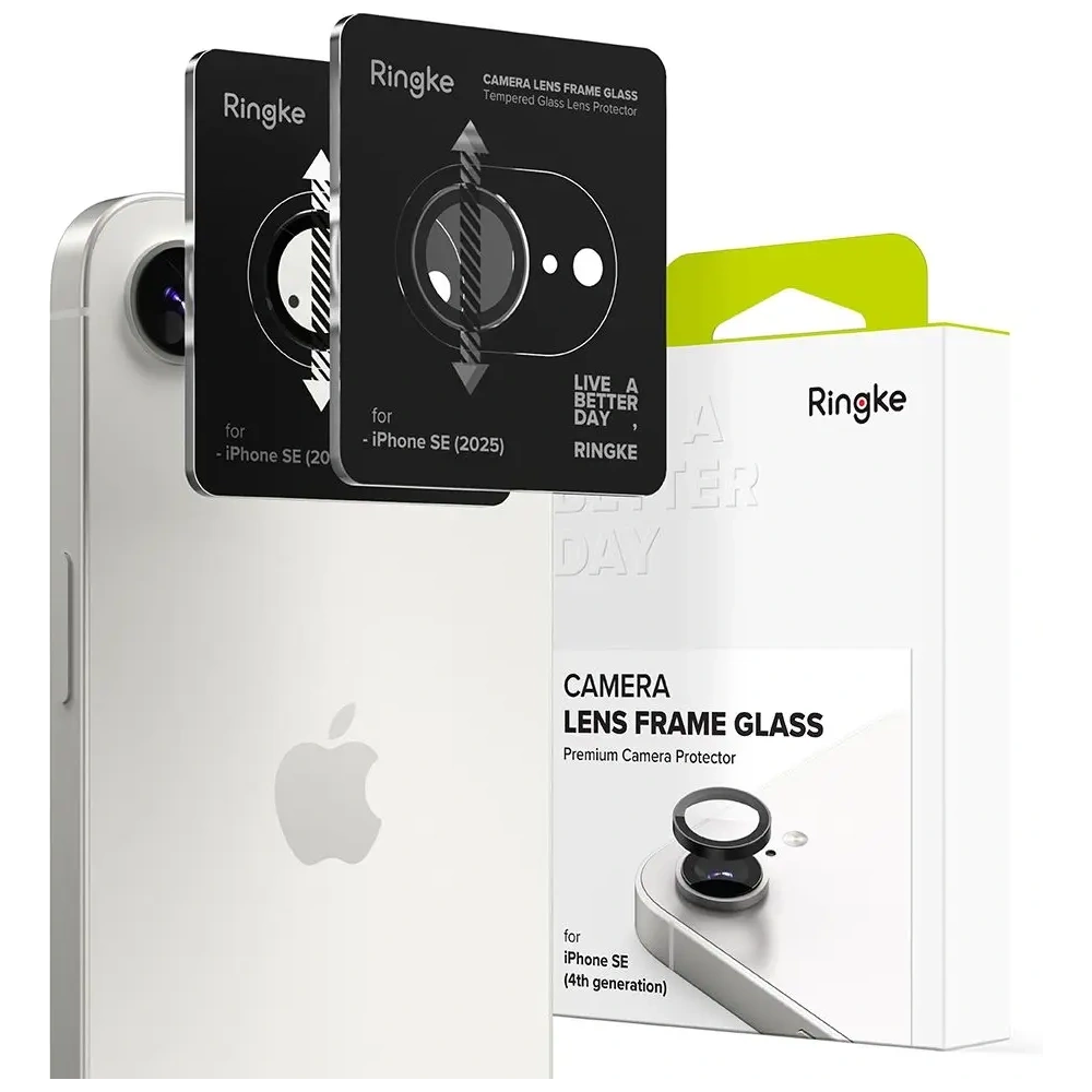 Nakładka Ringke Camera Frame Protector Apple iPhone 16e Black [2 PACK]