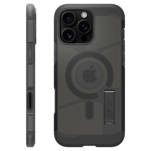 Kup Spigen Tough Armor T Mag MagSafe Apple iPhone 16 Pro Frost Black - SPN16725 - {ean13} - Sklep Home Screen