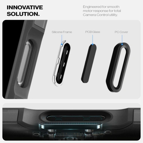 Kup Spigen Tough Armor T Mag MagSafe Apple iPhone 16 Pro Frost Black - SPN16725 - {ean13} - Sklep Home Screen
