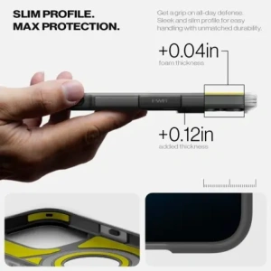 Kup Spigen Tough Armor T Mag MagSafe Apple iPhone 16 Pro Frost Black - SPN16725 - {ean13} - Sklep Home Screen
