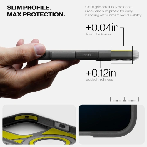Kup Spigen Tough Armor T Mag MagSafe Apple iPhone 16 Pro Frost Fekete - SPN16725 - {ean13} - Sklep Home Screen