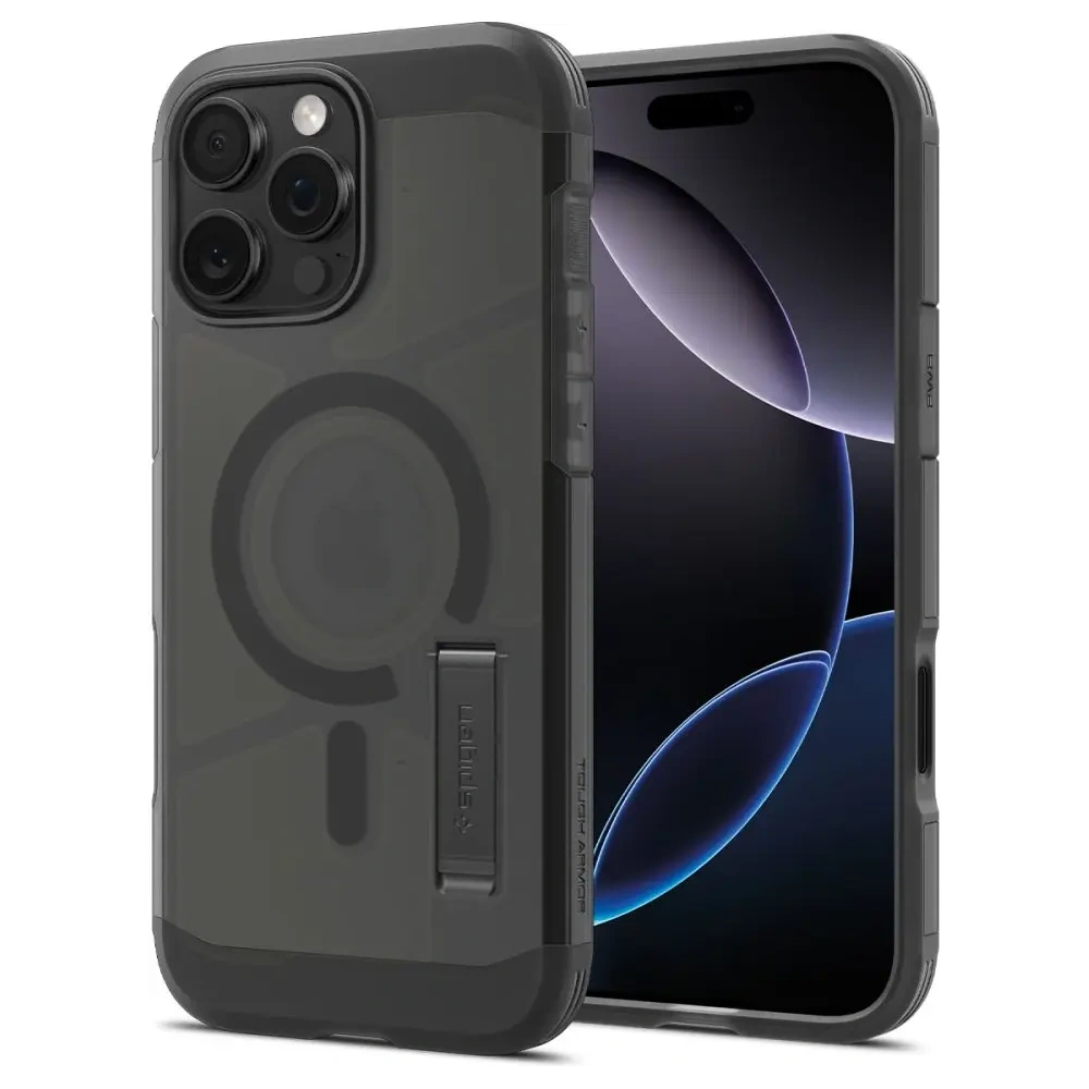 Etui Spigen Tough Armor T Mag MagSafe Apple iPhone 16 Pro Max Frost Black