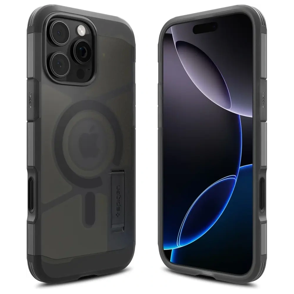 Etui Spigen Tough Armor T Mag MagSafe Apple iPhone 16 Pro Max Frost Black