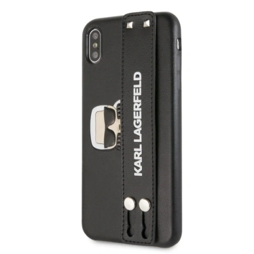 Kup Etui Karl Lagerfeld KLHCI65HA2BK Apple iPhone XS Max hardcase černý/black Iconic Hand Strap - KLD289BLK - {ean13} - Sklep Home Screen