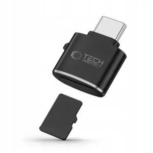 Buy Tech-Protect Ultraboost USB-C / Card Reader Micro SD/TF adapter Black - THP4018 - {ean13} - Home Screen Store Europe
