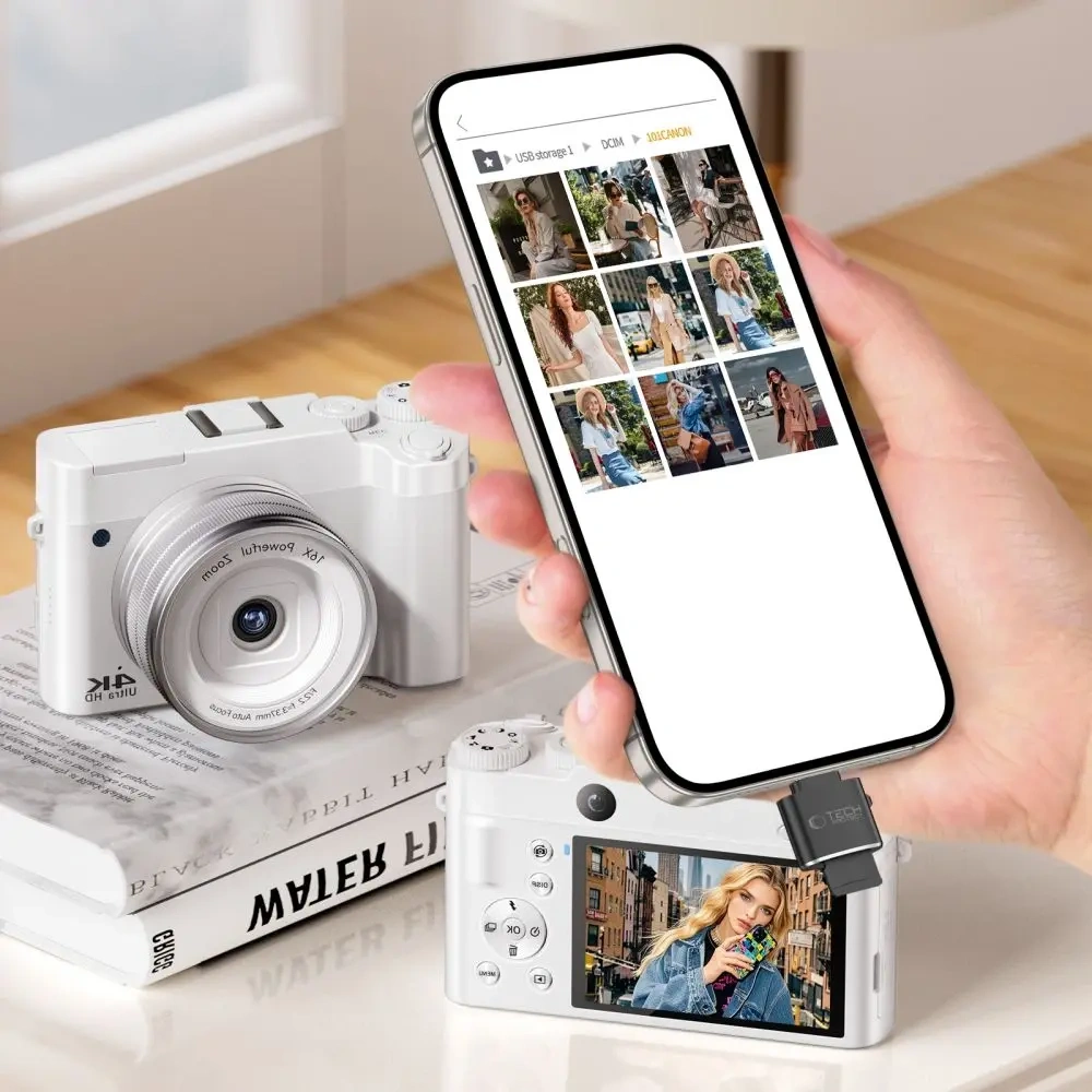 Adapter Tech-Protect Ultraboost USB-C / Card Reader Micro SD/TF Black