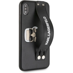 Kup Etui Karl Lagerfeld KLHCI65HA2BK Apple iPhone XS Max hardcase czarny/black Iconic Hand Strap - KLD289BLK - {ean13} - Sklep Home Screen