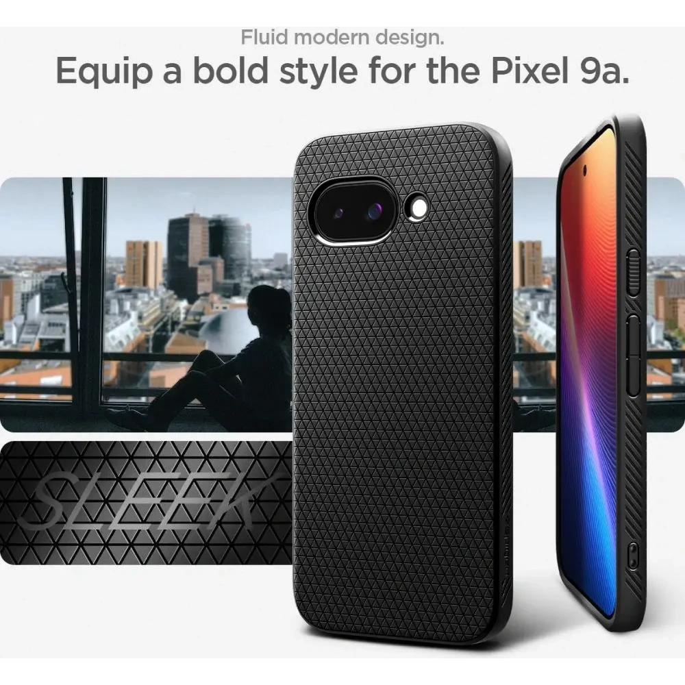 Etui Spigen Liquid Air Google Pixel 9a Matte Black