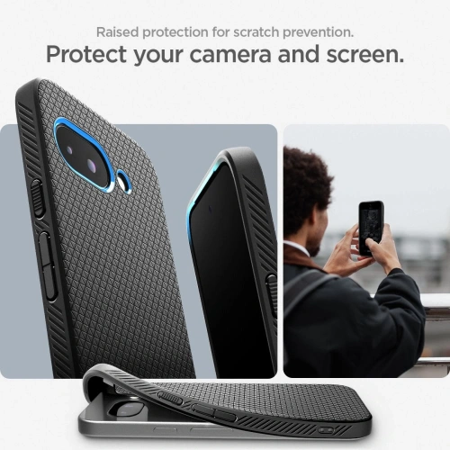 Kup Spigen Liquid Air Google Pixel 9a Matt Fekete - SPN16728 - {ean13} - Sklep Home Screen