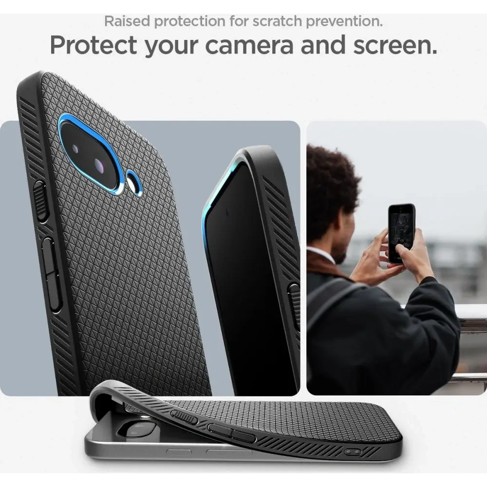 Etui Spigen Liquid Air Google Pixel 9a Matte Black