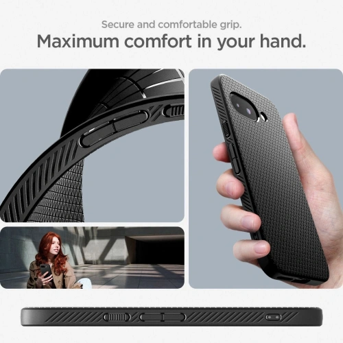 Kup Etui Spigen Liquid Air Google Pixel 9a Matte Black - SPN16728 - {ean13} - Sklep Home Screen