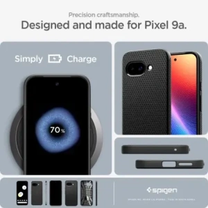 Kup Spigen Liquid Air Google Pixel 9a Mattschwarz - SPN16728 - {ean13} - Sklep Home Screen