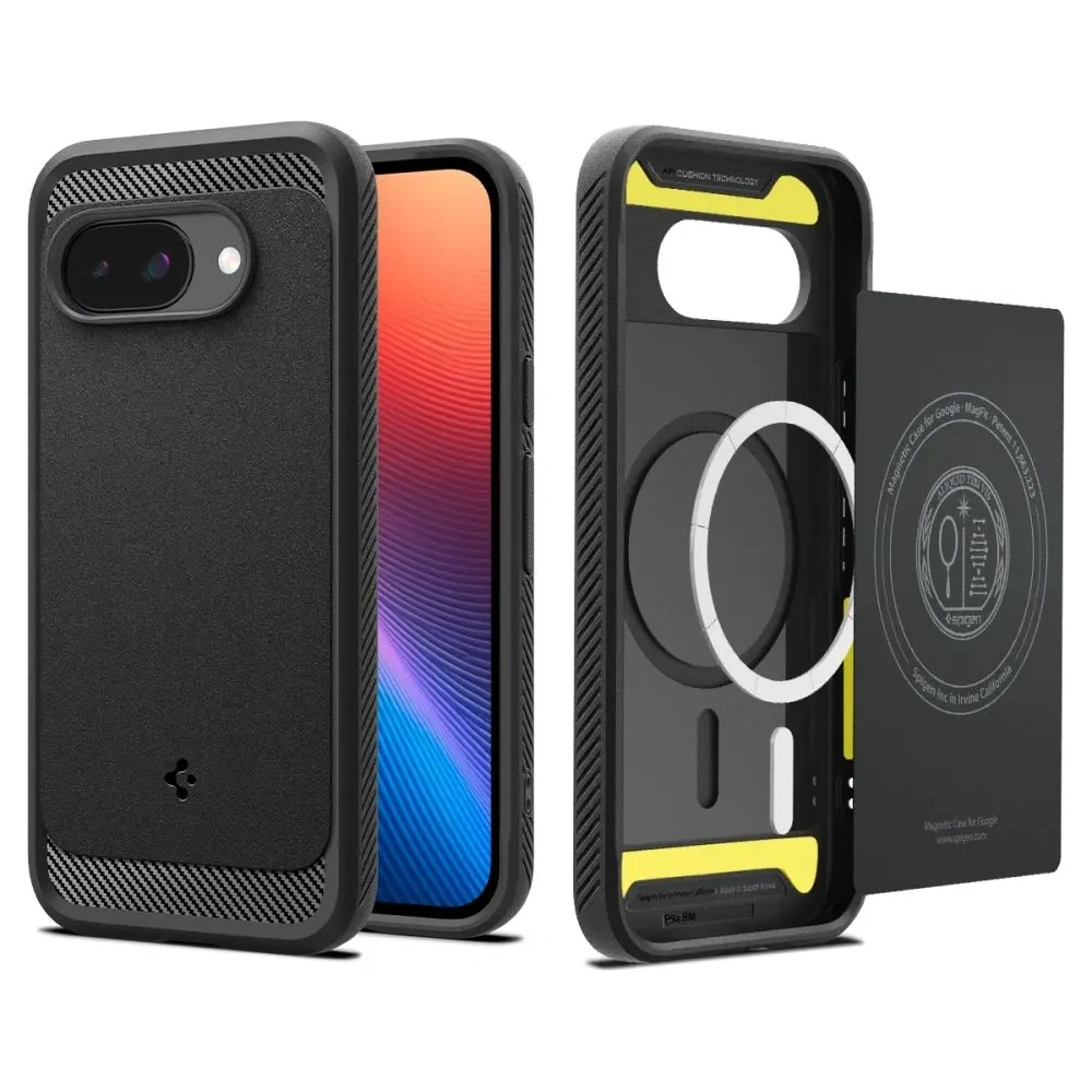 Etui Spigen Rugged Armor Mag MagSafe Google Pixel 9a Matte Black