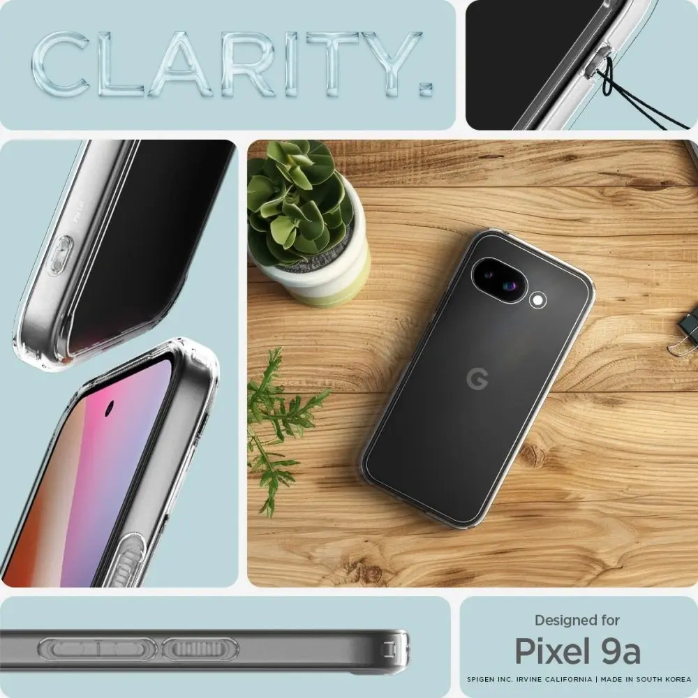 Etui Spigen Ultra Hybrid Google Pixel 9a Crystal Clear