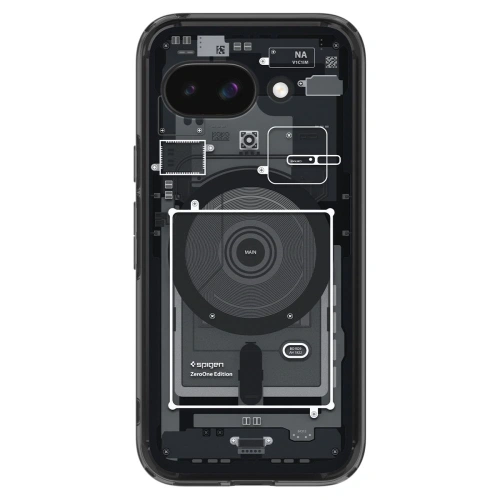 Kup Spigen Ultra Hybrid Mag MagSafe Google Pixel 9a Zero One Fekete - SPN16734 - {ean13} - Sklep Home Screen
