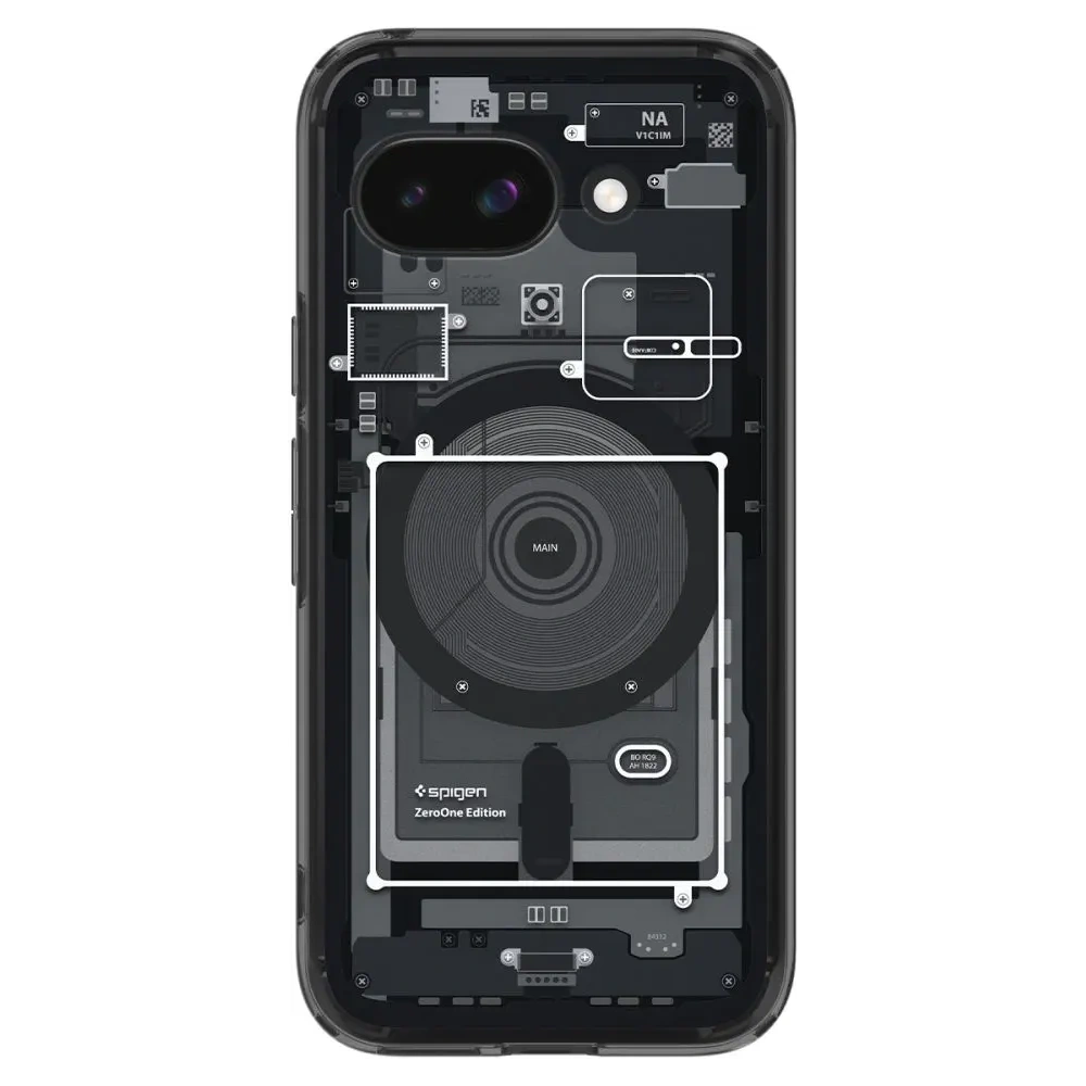 Etui Spigen Ultra Hybrid Mag MagSafe Google Pixel 9a Zero One Black