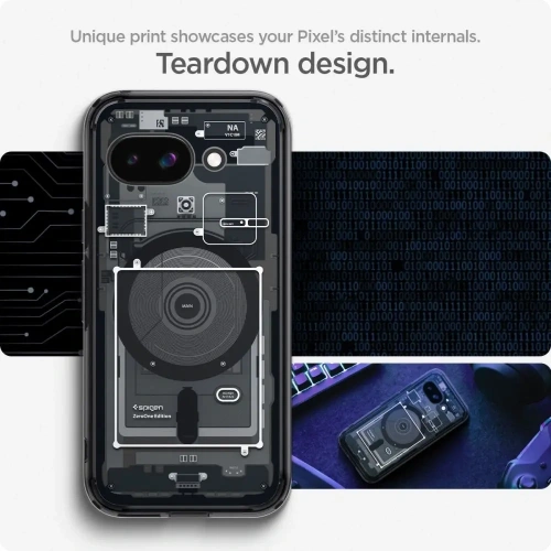 Kup Spigen Ultra Hybrid Mag MagSafe Google Pixel 9a Zero One Schwarz - SPN16734 - {ean13} - Sklep Home Screen