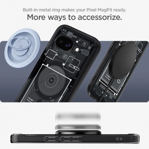 Kup Spigen Ultra Hybrid Mag MagSafe Google Pixel 9a Zero One Fekete - SPN16734 - {ean13} - Sklep Home Screen