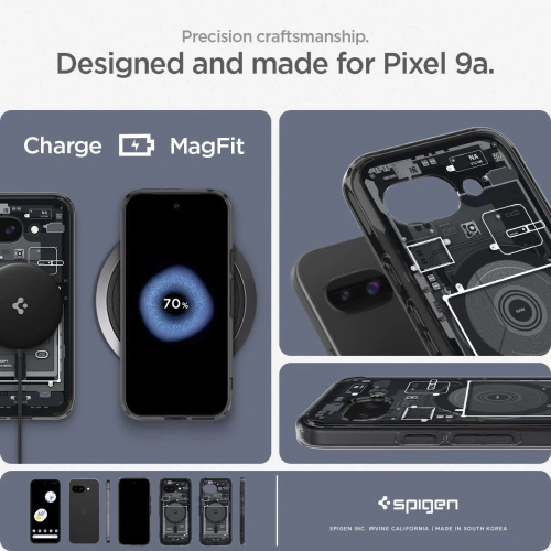 Kup Spigen Ultra Hybrid Mag MagSafe Google Pixel 9a Zero One Fekete - SPN16734 - {ean13} - Sklep Home Screen