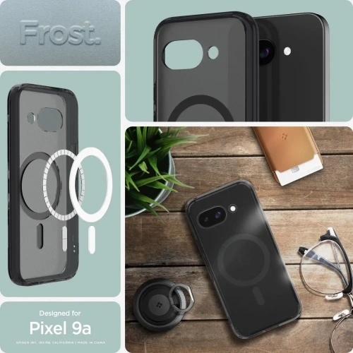 Kup Spigen Ultra Hybrid Mag MagSafe Google Pixel 9a Negru Înghețat - SPN16735 - {ean13} - Sklep Home Screen