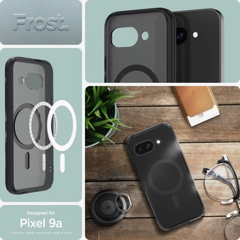 Etui Spigen Ultra Hybrid Mag MagSafe Google Pixel 9a Frost Black